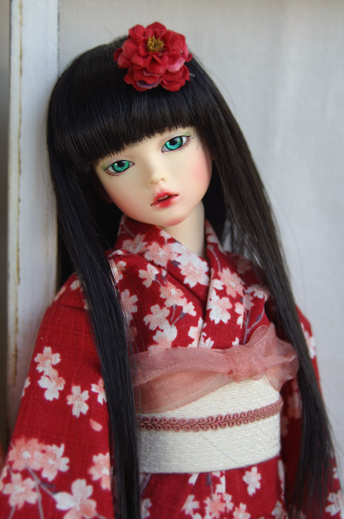 Photo: "Aya/Kimono full set-sakura/red"  Resumed selling!! 