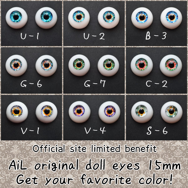 Photo: The eyes are now attached to 1/3 AiL Dolls and 1/3 Heads! 